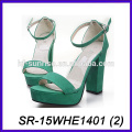 Grüne Damen High Heels Frauen Schuhe